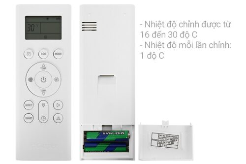 Điều hòa 1 chiều Casper LC09FS33 12 Điều khiển Điều hòa 1 chiều Casper LC09FS33