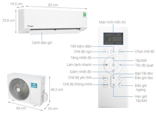 Điều hòa 1 chiều Casper LC09FS33 13 Thông số Điều hòa 1 chiều Casper LC09FS33