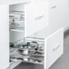 Bộ rổ kéo gắn với cánh Hafele 549.03.142 cho tủ rộng 450mm 1 phu kien tu bep 549 03 142