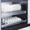 Chậu Rửa Antonius Hafele HS-GD8650 570.36.400 2 giá bát đĩa cố định Inox 201 Eurogold EP86700