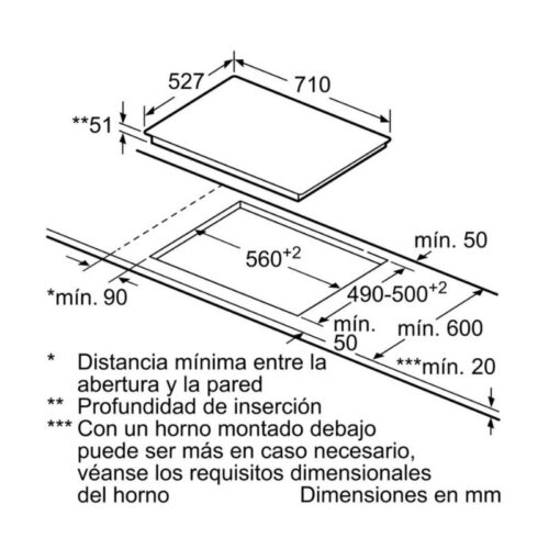 Bếp từ Bosch PID775DC1E Seri 8 9 Bếp từ Bosch PID775DC1E Seri 8 lắp đặt âm