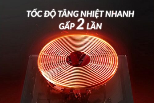 Bếp từ kết hợp hồng ngoại Eurosun EU-TE259Pro 17 Tốc độ gia nhiệt của bếp từ kết hợp hồng ngoại Eurosun EU-TE259Pro