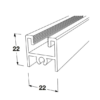 Phụ kiện cửa trượt đi Hafele 403.75.304 1 Phụ kiện cửa trượt đi Hafele 403.75.304