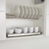 Giá để bát đĩa inox cố định 2 tầng Inoxen BV70 2 Giá để bát đĩa inox cố định 2 tầng Inoxen BV70