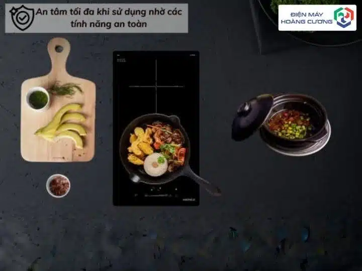Bếp từ Hafele 2 vùng nấu HC-I302B 536.61.770 11 Bếp từ Hafele 2 vùng nấu HC I302B 536.61.770 an toàn sử dụng
