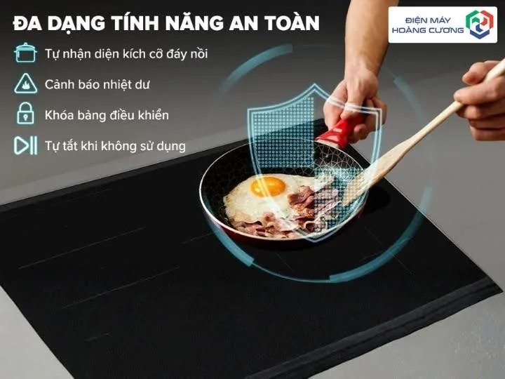 Bếp từ Bosch PXE875DC1E 15 Bosch PID675DC1E đa dạng tính năng an toàn