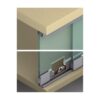 Ray lắp con trượt cho phụ kiện cửa trượt Hafele 415.12.642 2 Ray lắp con trượt cho phụ kiện cửa trượt Hafele 415.12.642