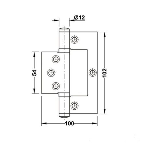 Bản lề nâng hạ 45Kg Hafele 926.96.100 5 Kích thước của Bản lề nâng hạ 45Kg Hafele 926.96.100