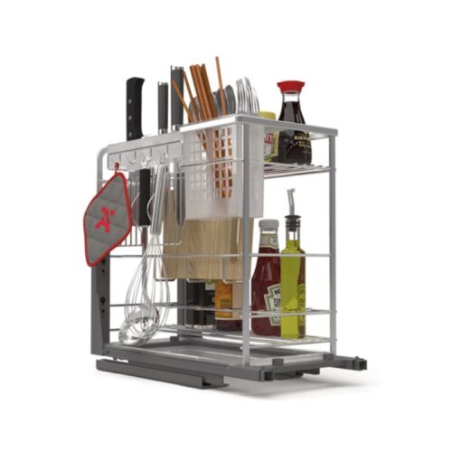 Bộ đựng dao thớt chai lọ Sonata 350mm Hafele 549.20.019 9 Bộ đựng dao thớt chai lọ Sonata 350mm Hafele 549.20.019