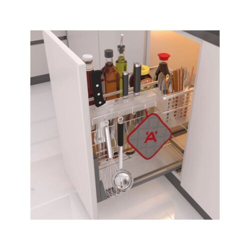 Bộ đựng dao thớt chai lọ Sonata 400mm Hafele 549.20.020 8 Bộ đựng dao thớt chai lọ Sonata 400mm Hafele 549.20.020