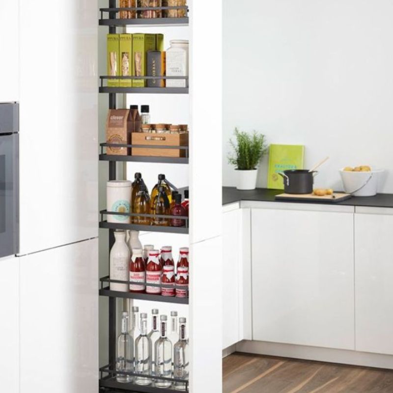 Bộ kệ tủ 6 tầng Dispensa 90 Arena 400mm Hafele 546.54.541 3 Bộ kệ tủ 6 tầng Dispensa 90 Arena 400mm Hafele 546.54.541