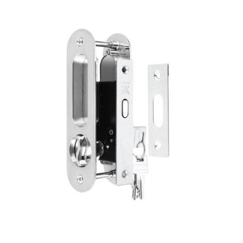 Bộ khóa tay nắm cửa trượt gỗ Hafele 499.65.105 5 Bộ khóa tay nắm cửa trượt gỗ Hafele 499.65.105