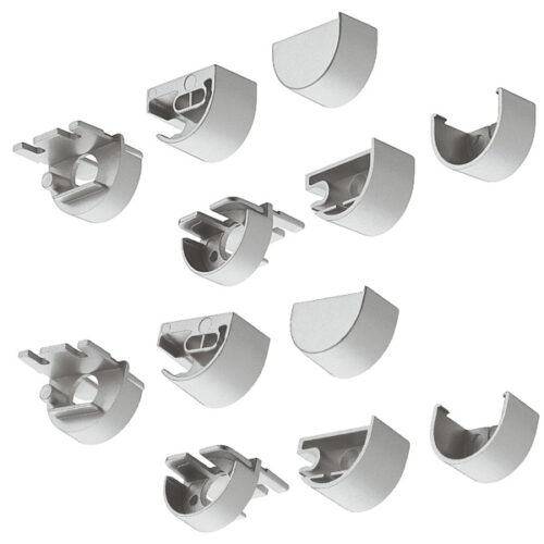 Bộ nắp cho thanh trượt ngăn kéo Hafele 833.74.877 5 Bộ nắp cho thanh trượt ngăn kéo Hafele 833.74.877