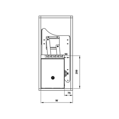Bộ rổ bát đĩa Hafele Lento 504.76.143 900mm 6 Bộ rổ bát đĩa Hafele Lento 504.76.143 900mm
