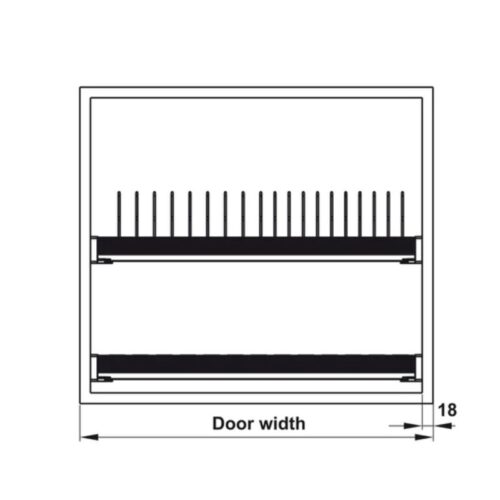 Bộ rổ bát đĩa Hafele Presto 544.40.014 900mm 6 Bộ rổ bát đĩa Hafele Presto 544.40.014 900mm