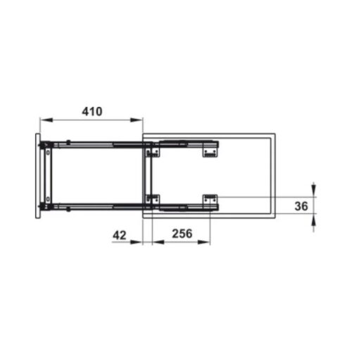 Bộ rổ dao thớt, chai lọ Sonata Hafele 549.20.011 Inox 304 6 Kích thước của Bộ rổ dao thớt, chai lọ Sonata Hafele 549.20.011 Inox 304