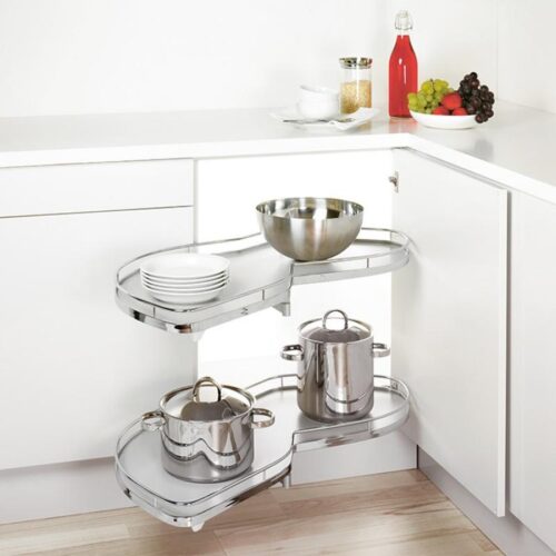 Bộ rổ góc Lemans II Hafele 541.32.671, màu Crom 5 Bộ rổ góc Lemans II Hafele 541.32.671, màu Crom