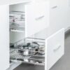 Bộ rổ kéo gắn với cánh Hafele 549.03.144 cho tủ rộng 600mm 1 Bộ rổ kéo gắn với cánh Hafele 549.03.144 cho tủ rộng 600mm