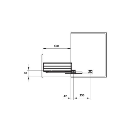 Bộ rổ xoong nồi Cappella 800mm Hafele 549.08.033 9 Bộ rổ xoong nồi Cappella 800mm Hafele 549.08.033