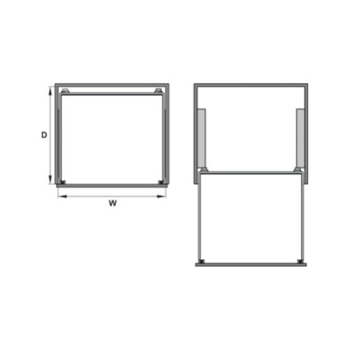 Bộ rổ xoong nồi Hafele Cappella 549.08.428 7 Bộ rổ xoong nồi Hafele Cappella 549.08.428