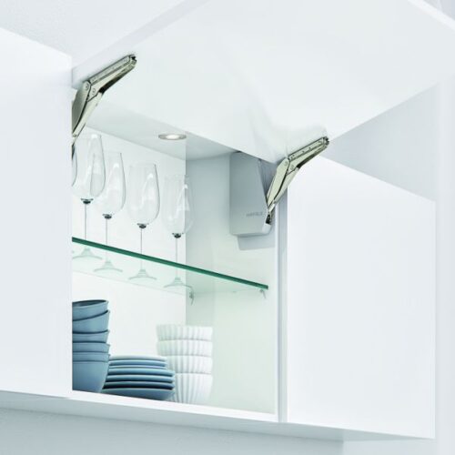 Bộ tay nâng Free Flap 1.7 Hafele 493.05.832 nắp xám 5 Bộ tay nâng Free Flap 1.7 Hafele 493.05.832 nắp xám