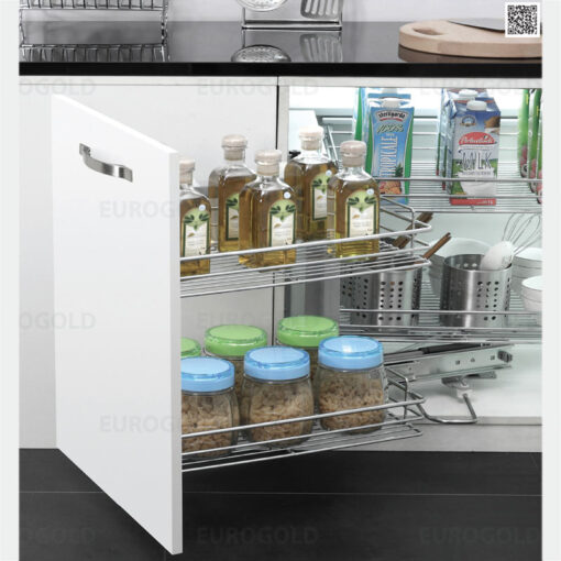 Giá liên hoàn, ray âm giảm chấn Eurogold EPS101 trái 4 Giá liên hoàn, ray âm giảm chấn Eurogold EPS101 trái