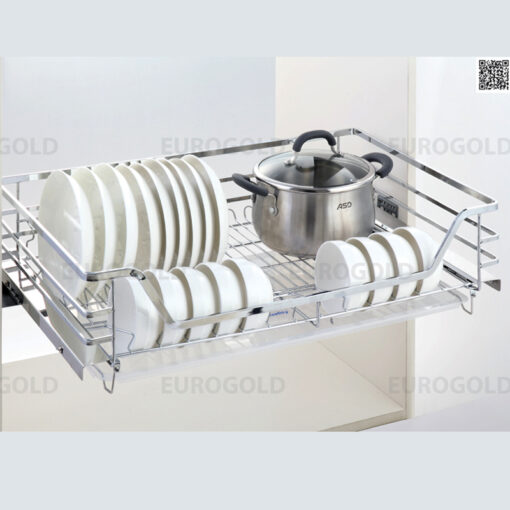 Giá xoong nồi, bát đĩa Eurogold inox 304 nan dẹt EPD7280 4 Giá xoong nồi Eurogold EP80