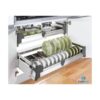 Giá xoong nồi inox đáy đặc âm tủ Euronox EU1.B80 1 Giá xoong nồi inox đáy đặc âm tủ Euronox EU1.B80