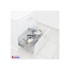 Giá xoong nồi nan tròn Inox mờ, ray giảm chấn Kit Plus DG70S 2 Giá xoong nồi nan tròn Inox mờ, ray giảm chấn Kit Plus DG70S