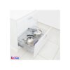 Giá xoong nồi nan tròn Inox mờ, ray giảm chấn Kit Plus DG90S 1 Giá xoong nồi nan tròn Inox mờ, ray giảm chấn Kit Plus DG90S