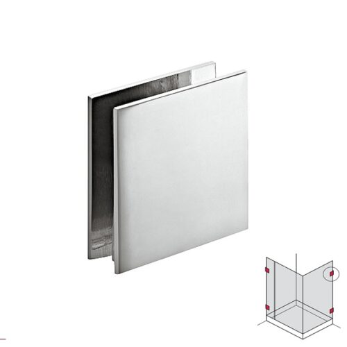 Kẹp kính tường 90º phòng tắm kính Hafele 981.77.918 6 Kẹp kính tường 90º phòng tắm kính Hafele 981.77.918