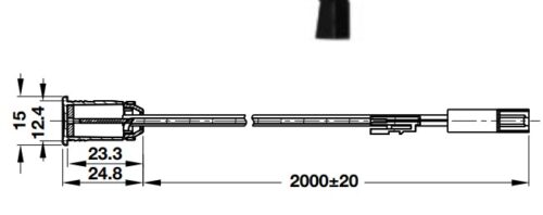 Công tắc cảm biến chạm chỉnh sáng Cucina Stella 833.01.404 5 Công tắc cảm biến chạm chỉnh sáng Cucina Stella 833.01.404
