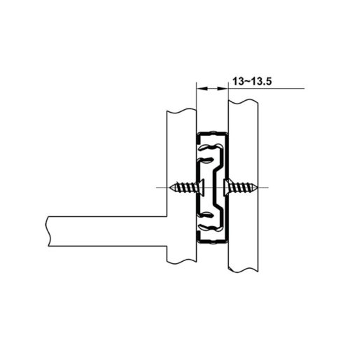 Ray bi giảm chấn 500mm Hafele 494.02.065 10 Ray bi giảm chấn 500mm Hafele 494.02.065