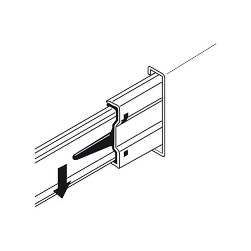 Ray bi giảm chấn 500mm Hafele 494.02.065 9 Ray bi giảm chấn 500mm Hafele 494.02.065