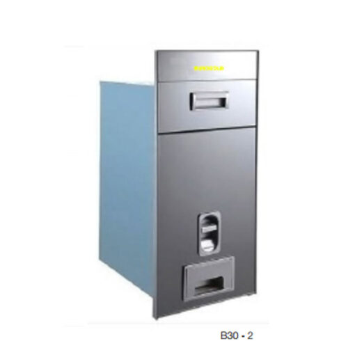 Thùng gạo mặt gương nút nhấn Eurogold GB300S 4 Thùng gạo mặt gương nút nhấn Eurogold B302