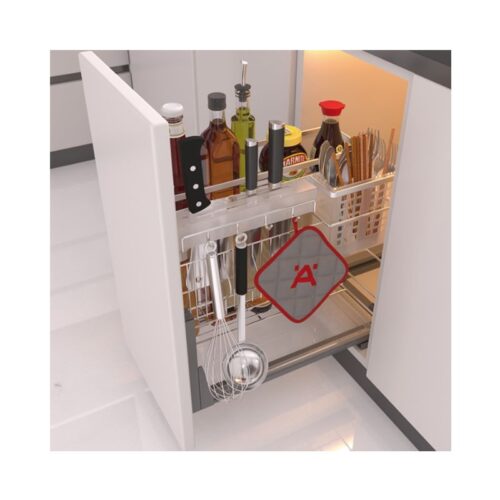 Bộ rổ gia vị, dao thớt Hafele Sonata 549.20.010 250mm 6 Bộ rổ gia vị, dao thớt Hafele Sonata 549.20.010 250mm