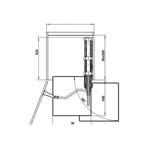 Bộ rổ xoay Hafele Kara Vario 595.82.815 7 tầng 10 Bộ rổ xoay Hafele Kara Vario 595.82.815 7 tầng