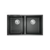 Chậu rửa bát Konox Granite Veloci 760D Black 2 Chậu rửa bát Konox Granite Veloci 760D Black