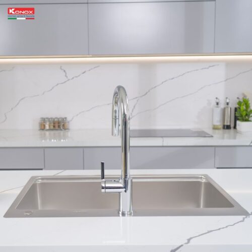 Chậu rửa bát chống xước Konox Workstation Sink – Topmount Sink KN8151TS Dekor 9 Hình ảnh chậu rửa bát chống xước Konox Workstation Sink – Topmount Sink KN8151TS Dekor