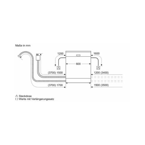 Máy rửa bát Bosch SBV6ZCX49E 21 Kích thước của Máy rửa bát Bosch SBV6ZCX49E