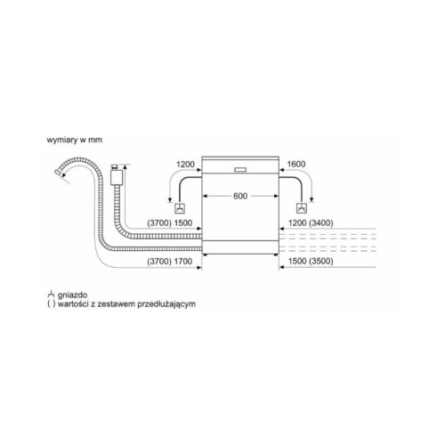 Máy rửa bát Bosch SMV6ECX93E 15 Kích thước của Máy rửa bát Bosch SMV6ECX93E