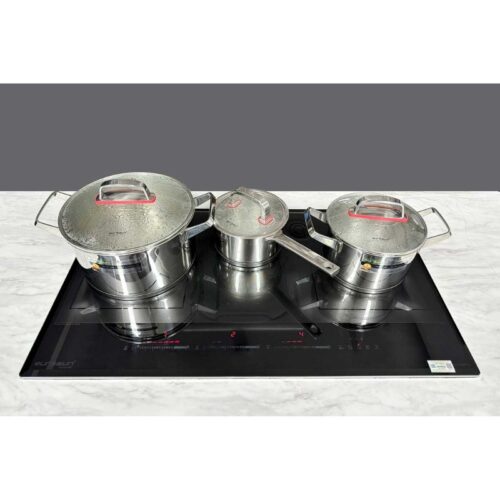 Bếp từ đôi Eurosun EU-T396Pro lắp âm 12 Bếp từ Eurosun EU-T396PRO sở hữu 3 vùng bếp nấu