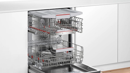 Máy rửa bát bán âm Bosch SMI6ZCS16E Serie 6 21 hệ thống khay rửa của máy rửa bát bán âm Bosch SMI6ZCS16E Serie 6