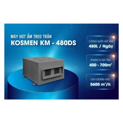 Máy hút ẩm treo trần KOSMEN KM-480DS 7 Ảnh máy hút ẩm treo trần Kosmen KM-480DS