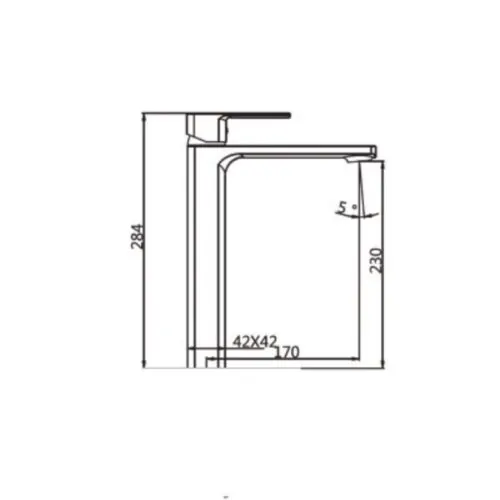 Vòi chậu lavabo nóng lạnh Paul Schmitt PA012FH 5 Kích thước vòi chậu lavabo nóng lạnh Paul Schmitt PA012FH