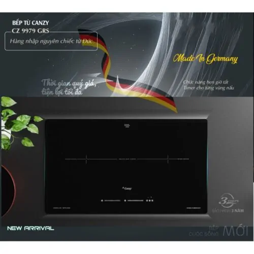 Bếp từ đôi Canzy CZ 9979GRS lắp âm 6 Hình ảnh bếp từ đôi canzy CZ-9979 GRS lắp âm