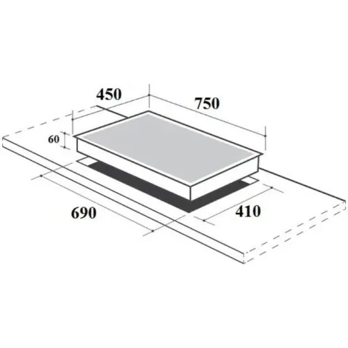 Bếp từ kết hợp hồng ngoại Canzy CZ 907GIM lắp âm 5 Hình ảnh bếp từ kết hợp hồng ngoại Canzy CZ 907GIM lắp âm