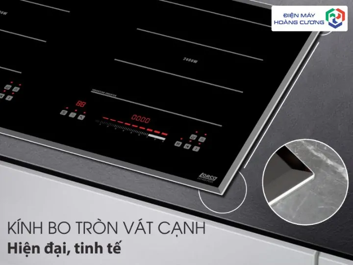 Bếp từ đôi Lorca LCI 816 PLUS lắp âm 9 Mặt kính EuroKera bếp từ LCI 816 PLUS
