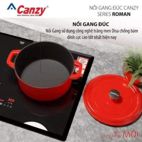 Nồi gang đúc Canzy CZ Roman 020 9 Tính năng nồi gang đúc Canzy CZ Roman 020