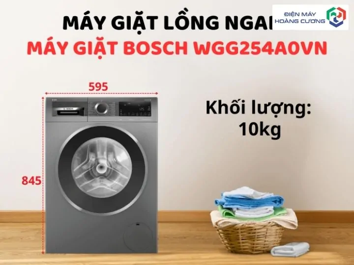 Máy giặt Bosch 10kg WGG254A0VN cửa trước 12 Bosch 10kg WGG254A0VN